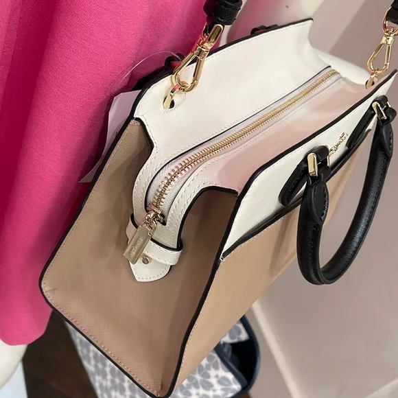 Kate Spade Madison Colorblock Saffiano Leather Small Satchel
Toasted Hazelnut - Picture 4 of 16